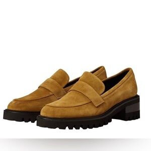 NEW Aerosoles Ronnie Women’s Suede Platform Loafer